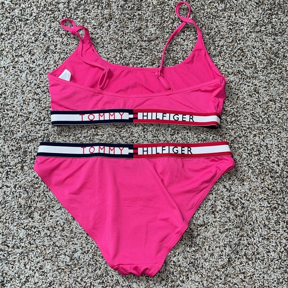 Tommy Hilfiger Vibrant Pink Bikini Set - Picture 7 of 8